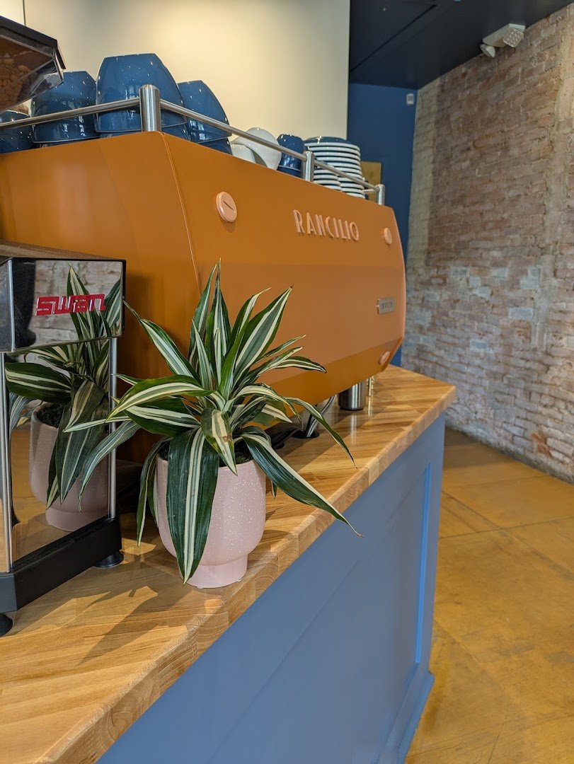 Interior of Lekko Coffee, specialty coffee shop in Cleveland