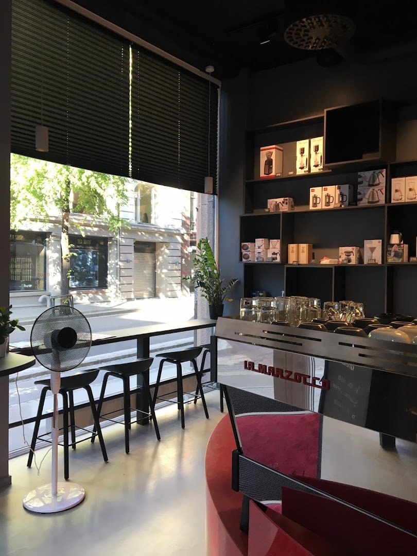 Interior of Magnat Coffee House AS, specialty coffee shop in Oslo