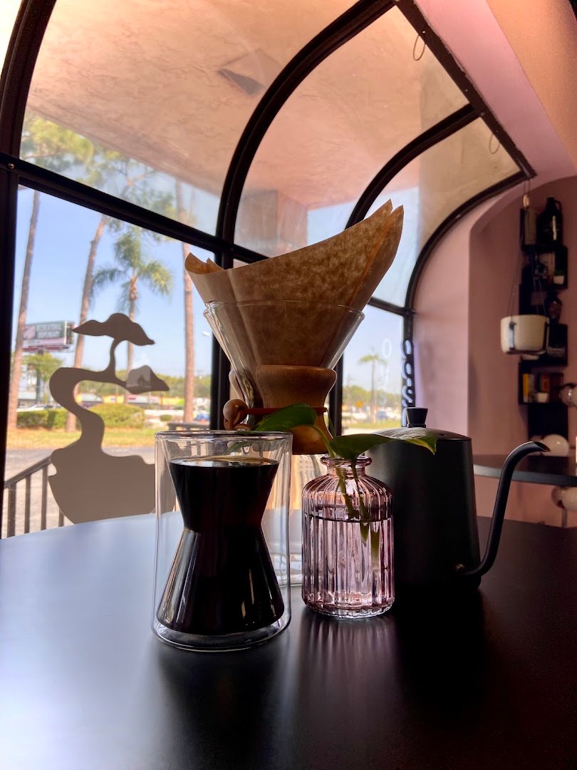Coffee at Bonsai Beverage Co., specialty coffee shop in Tampa-St. Petersburg