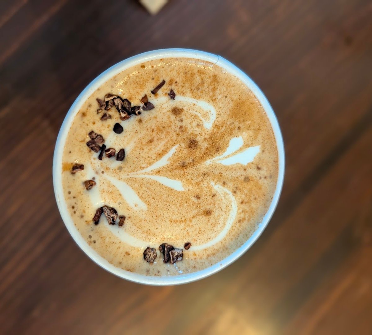 Coffee at Dahlia Coffee Co, specialty coffee shop in Cleveland