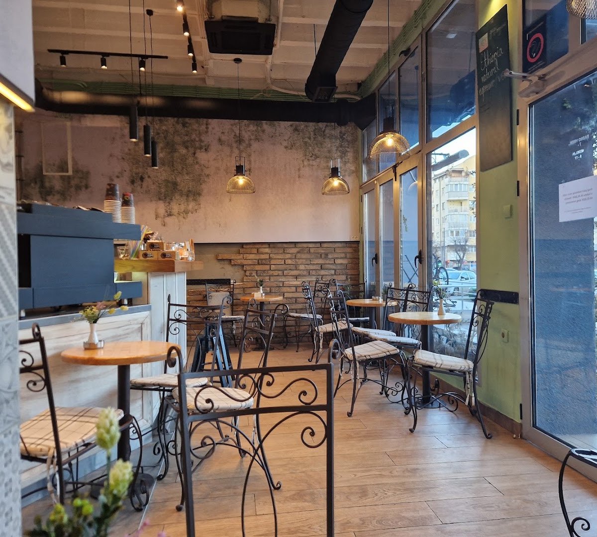 Interior of The Cups Coffee House, specialty coffee shop in Belgrade