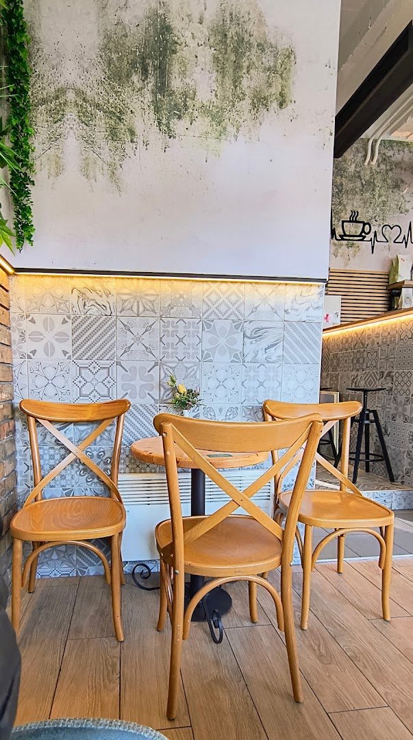 Interior of The Cups Coffee House, specialty coffee shop in Belgrade