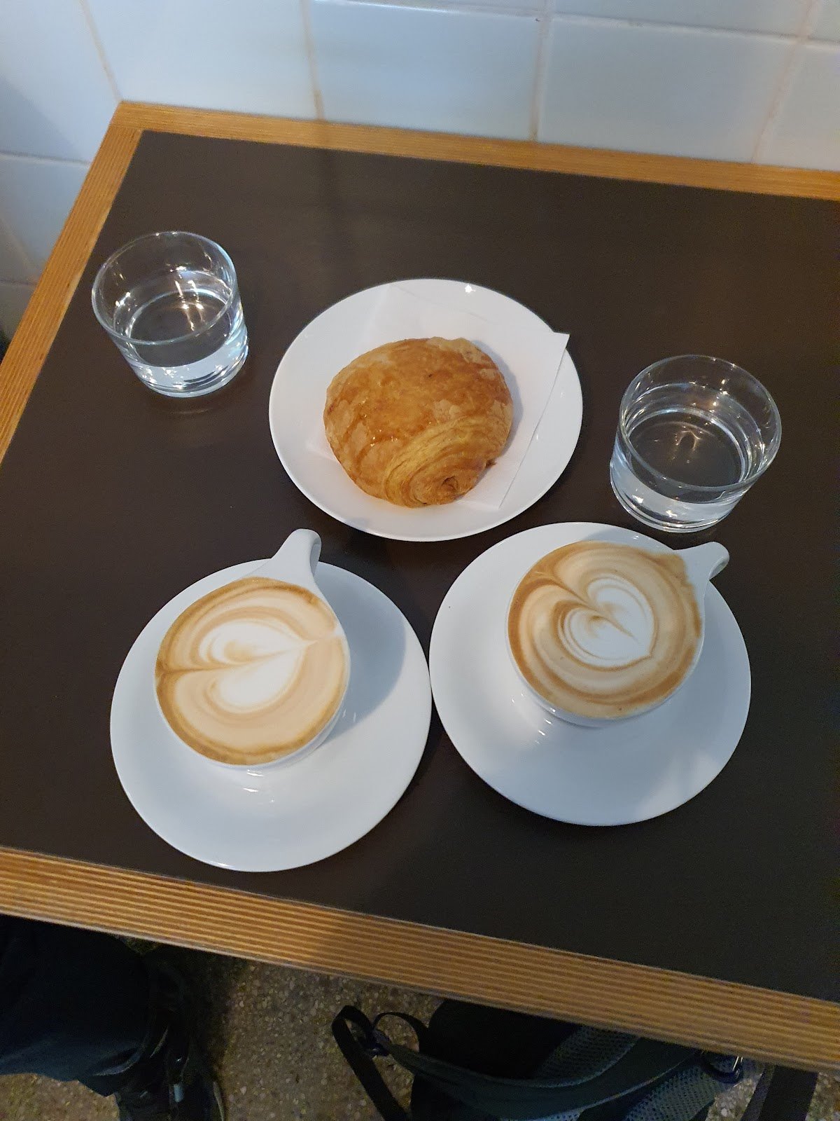 Coffee at Mocca kaffebar, specialty coffee shop in Oslo