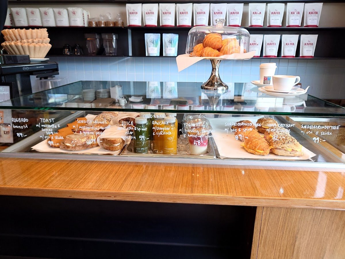 Food at Mocca kaffebar, specialty coffee shop in Oslo