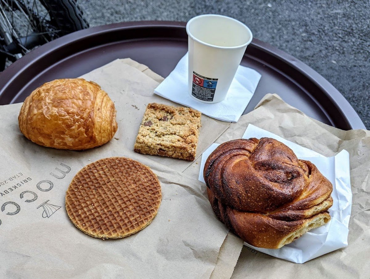 Food at Mocca kaffebar, specialty coffee shop in Oslo