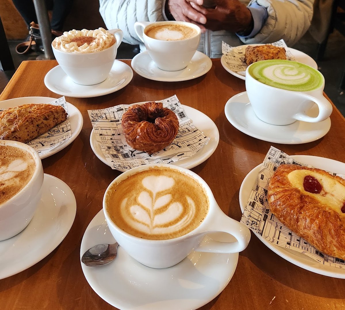 Coffee at Temple Coffee Roasters, specialty coffee shop in Sacramento
