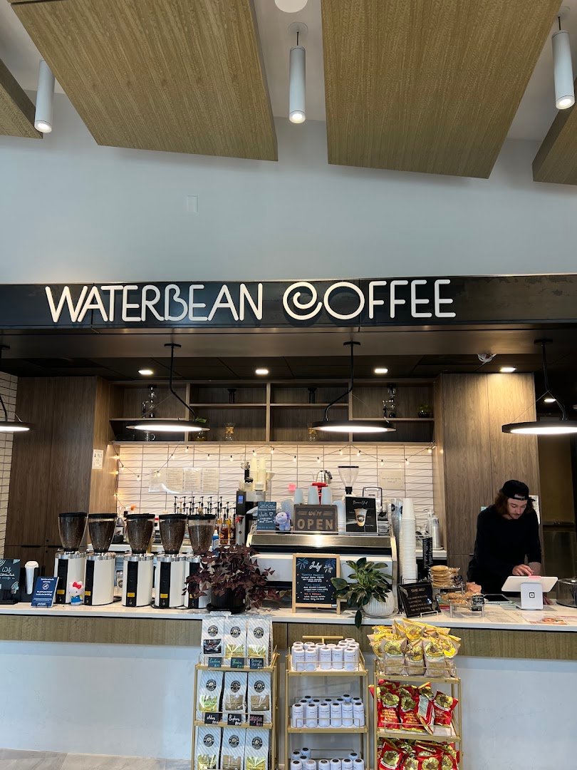 Interior of Waterbean Coffee, specialty coffee shop in Charlotte