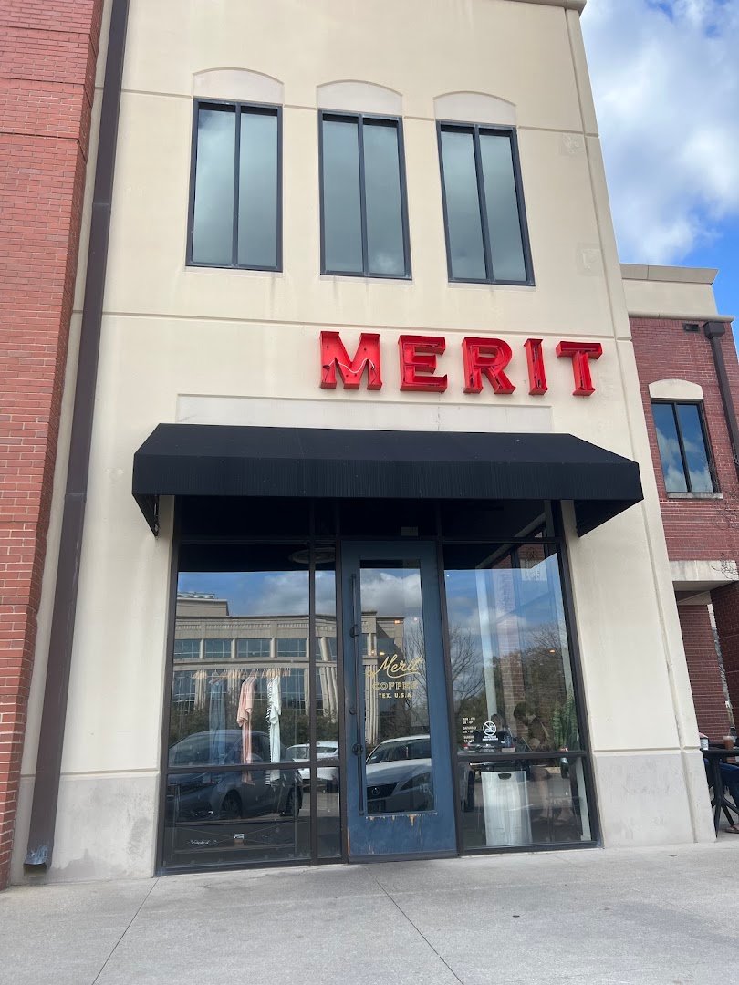 Storefront of Merit Coffee, specialty coffee shop in San Antonio