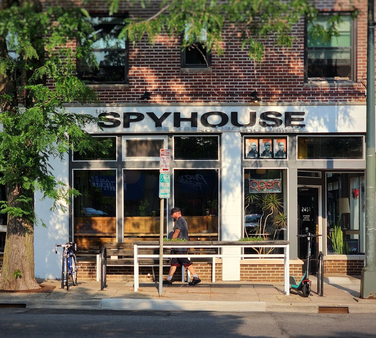 Storefront of Spyhouse Coffee Roasters | Whittier, specialty coffee shop in Minneapolis