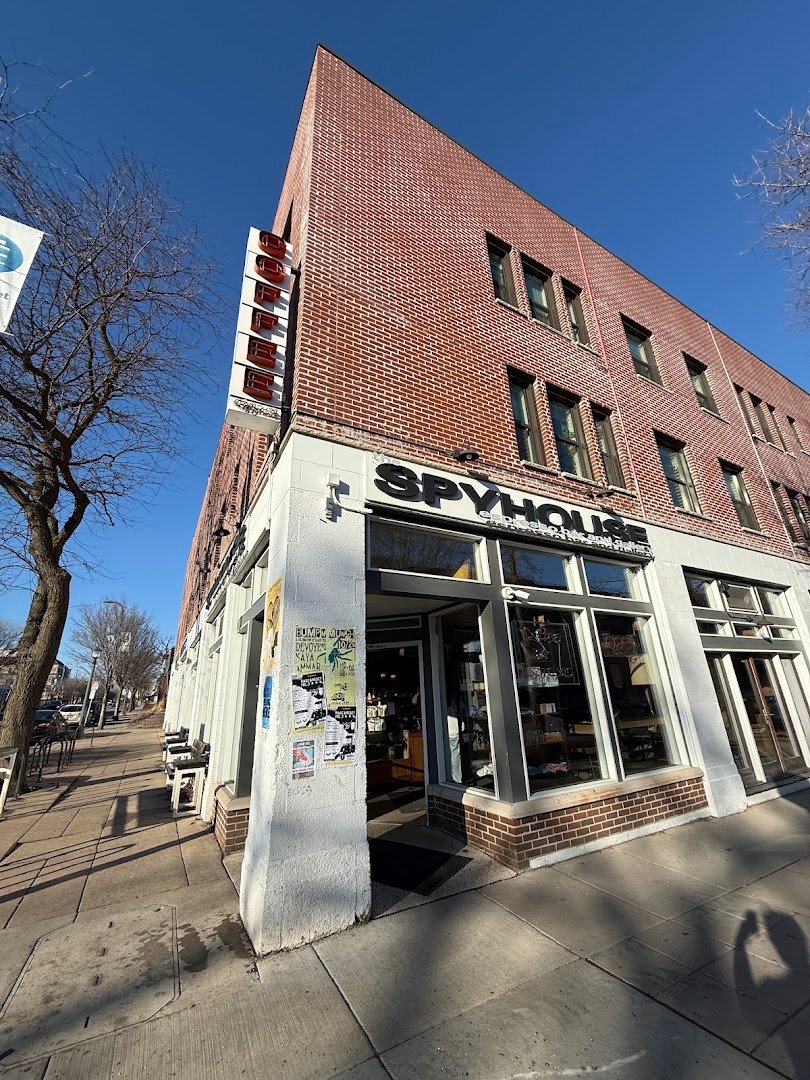 Storefront of Spyhouse Coffee Roasters | Whittier, specialty coffee shop in Minneapolis