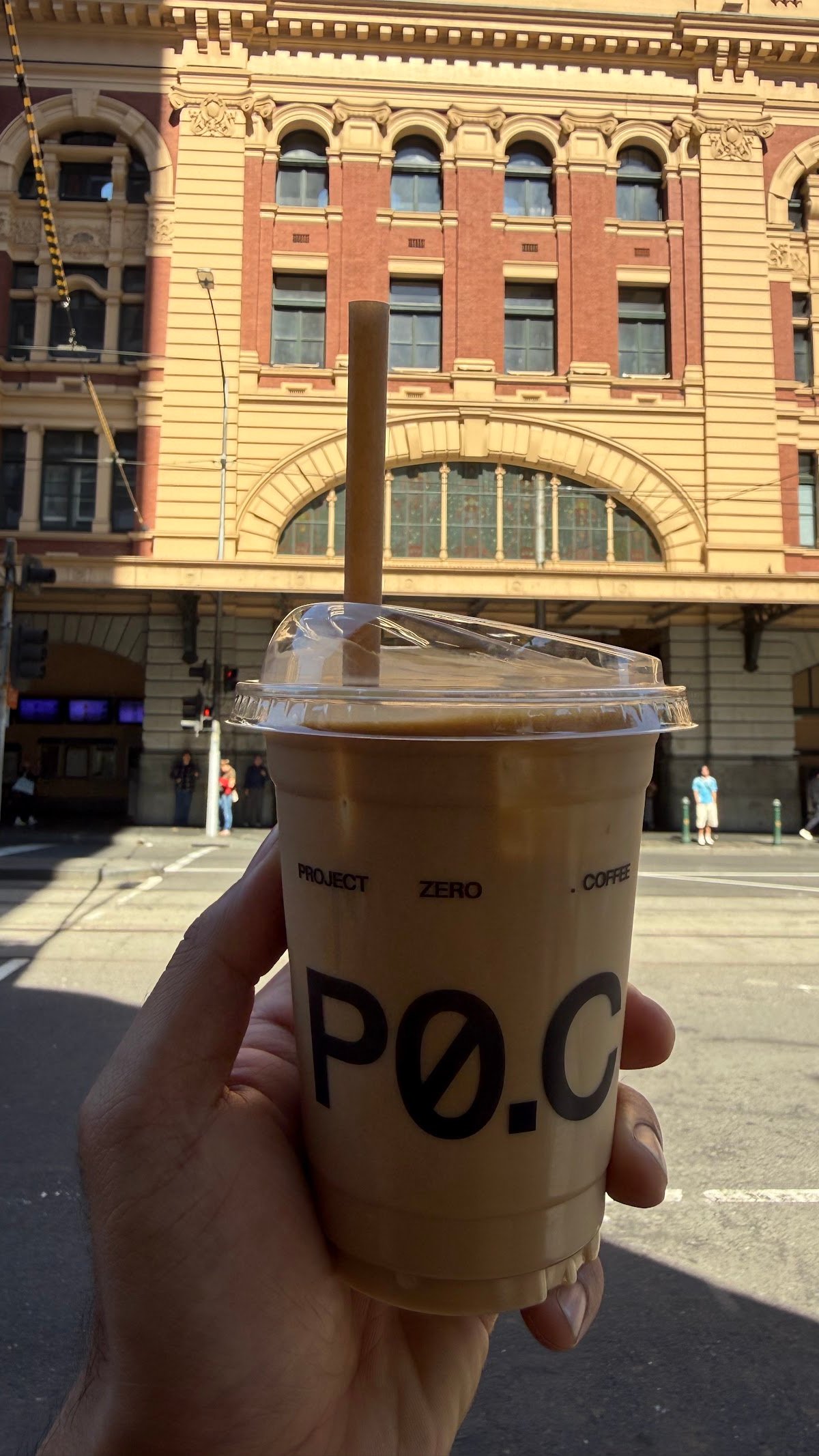 Coffee at Project Zero Coffee Flinders St, specialty coffee shop in Melbourne
