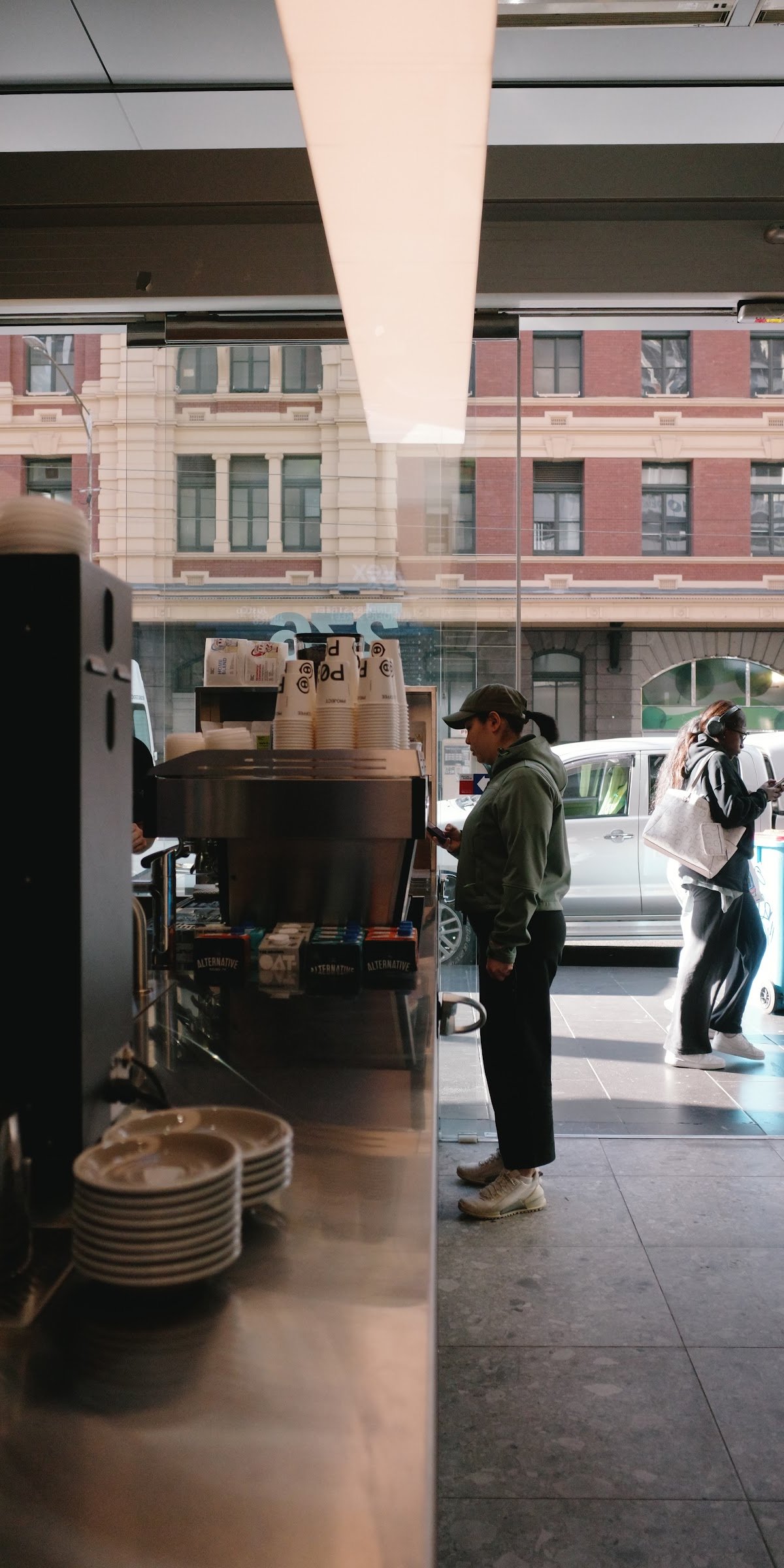 Interior of Project Zero Coffee Flinders St, specialty coffee shop in Melbourne