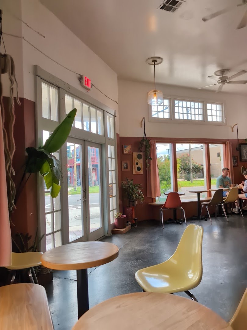 Interior of HONEY'S, specialty coffee shop in New Orleans