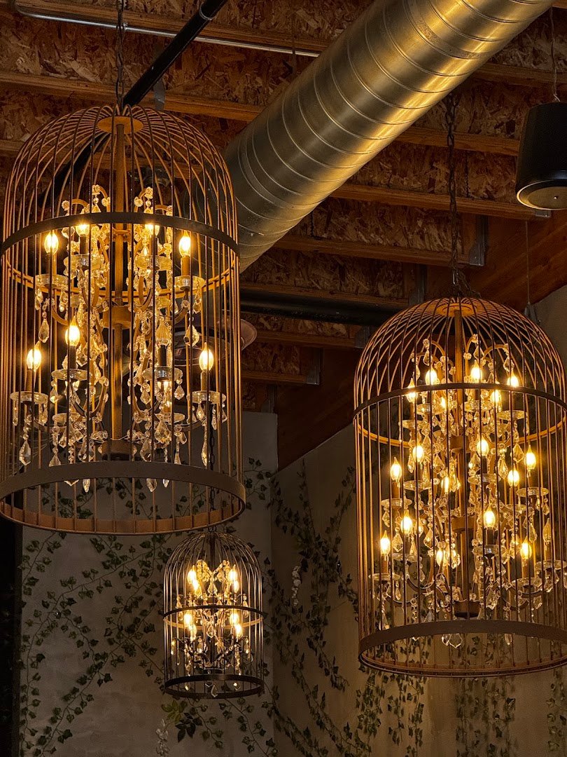 Interior of Bad Owl Coffee Roasters, specialty coffee shop in Las Vegas