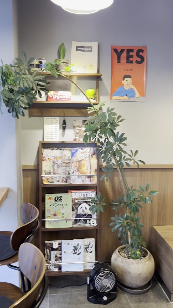 Interior of Rewire Coffee, specialty coffee shop in Seoul