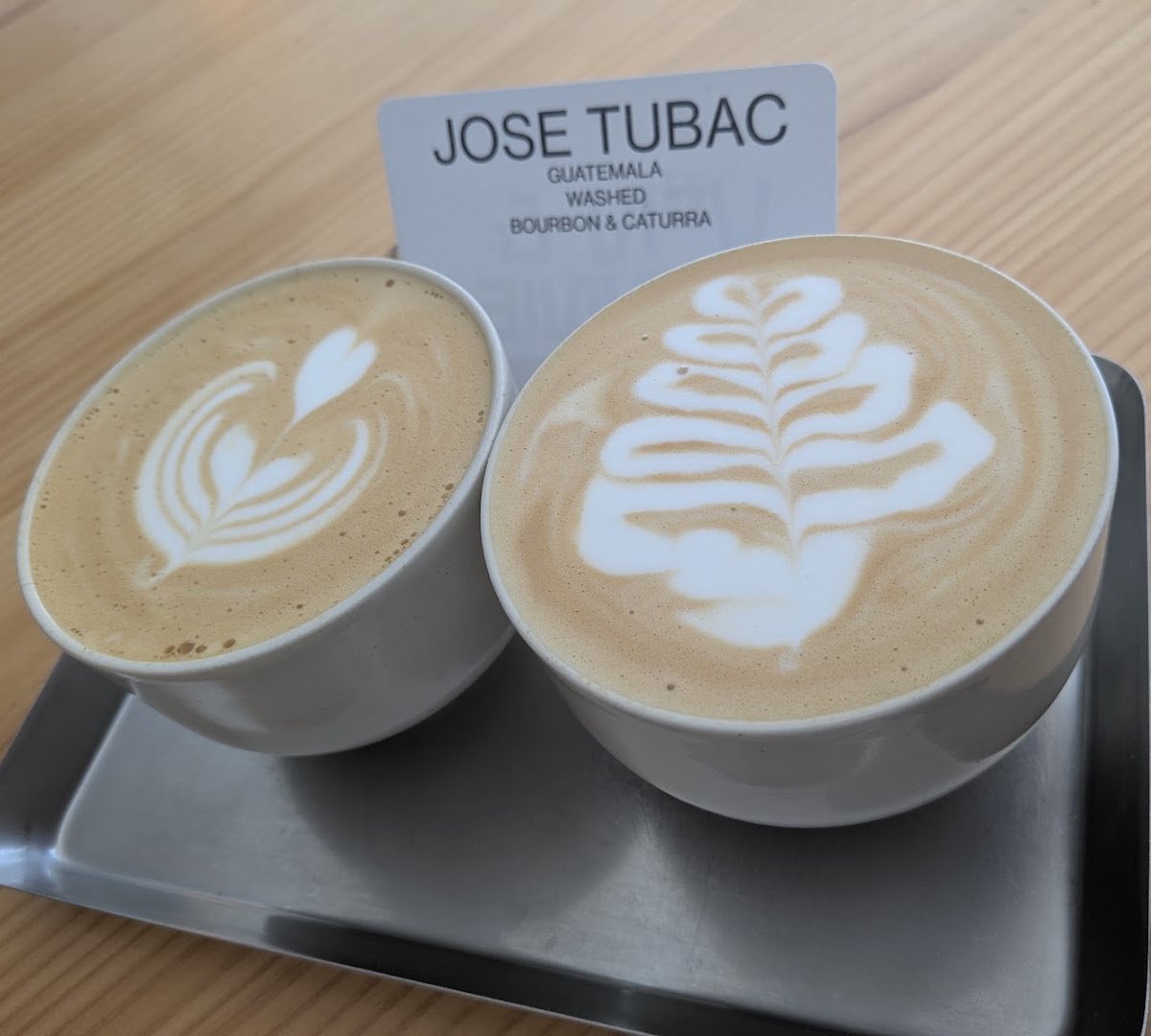 Coffee at von&vonnie microroasters, specialty coffee shop in Porto