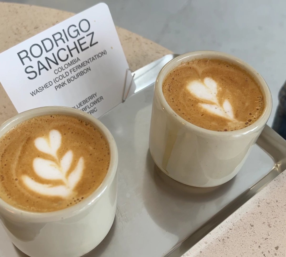 Coffee at von&vonnie microroasters, specialty coffee shop in Porto