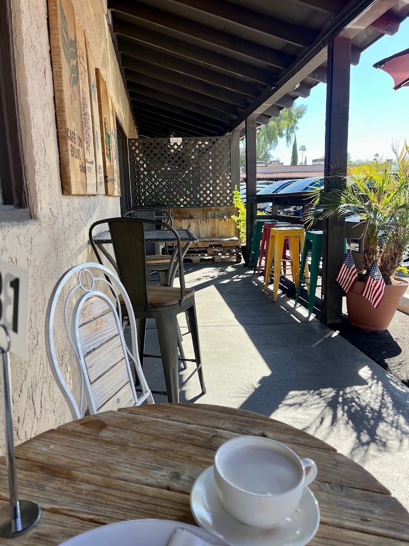 Storefront of Carefree Coffee Roastery, specialty coffee shop in Scottsdale