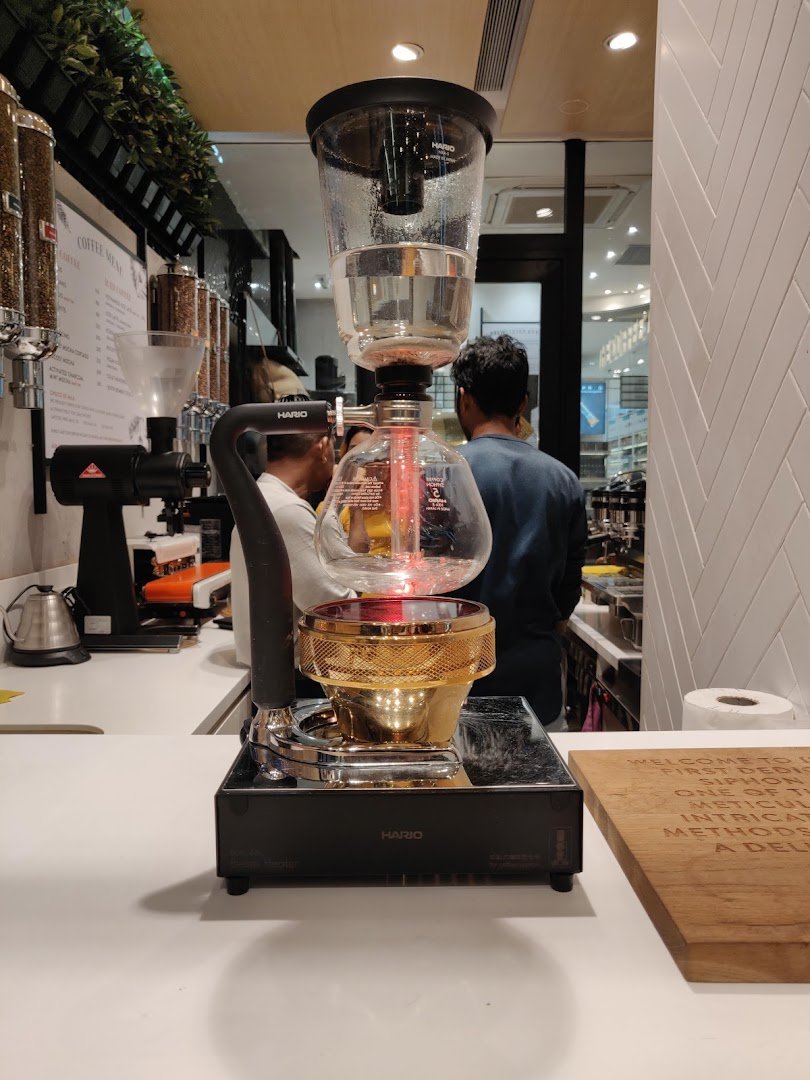 Interior of KCROASTERS By Koinonia - Specialty Coffee Roasters, specialty coffee shop in Mumbai
