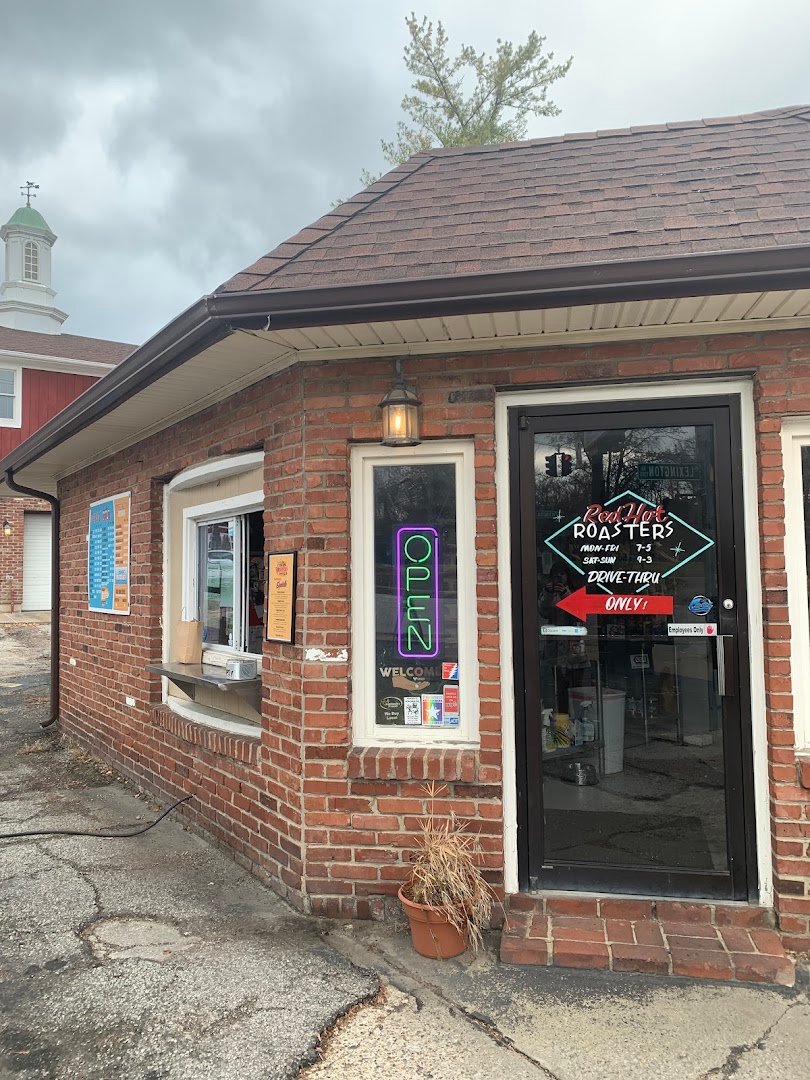 Storefront of Red Hot Roasters, specialty coffee shop in Louisville