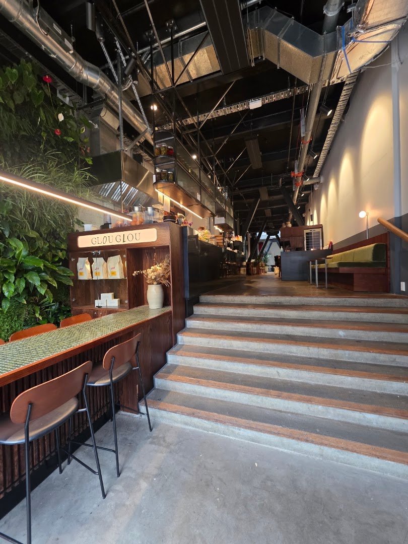Interior of Glou Glou, specialty coffee shop in Wellington