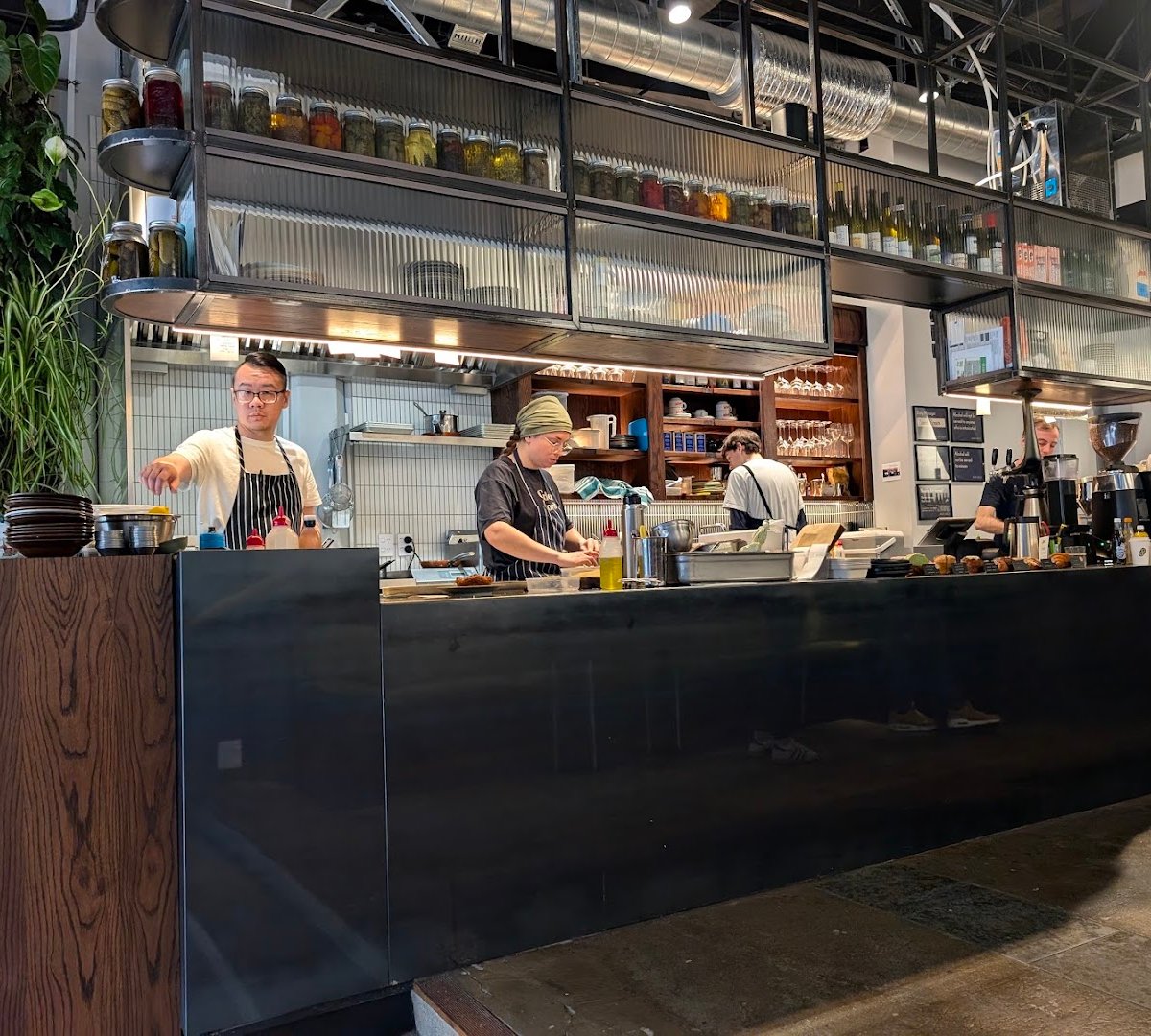Interior of Glou Glou, specialty coffee shop in Wellington
