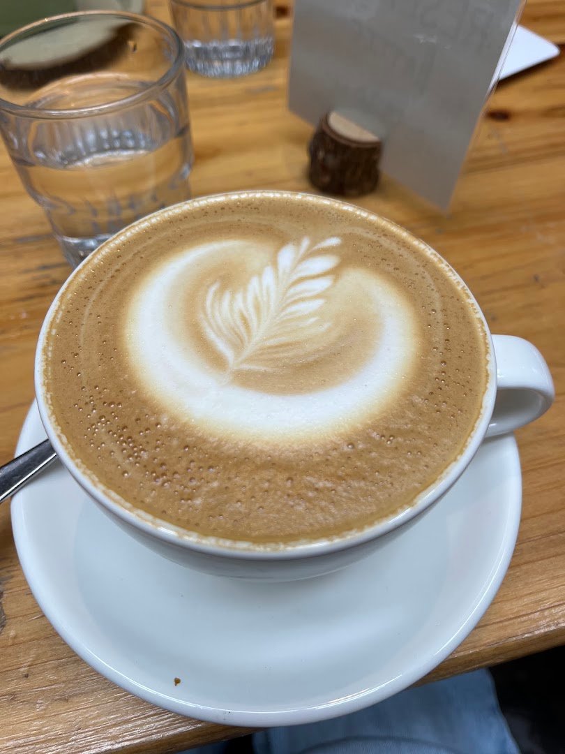 Coffee at Glou Glou, specialty coffee shop in Wellington