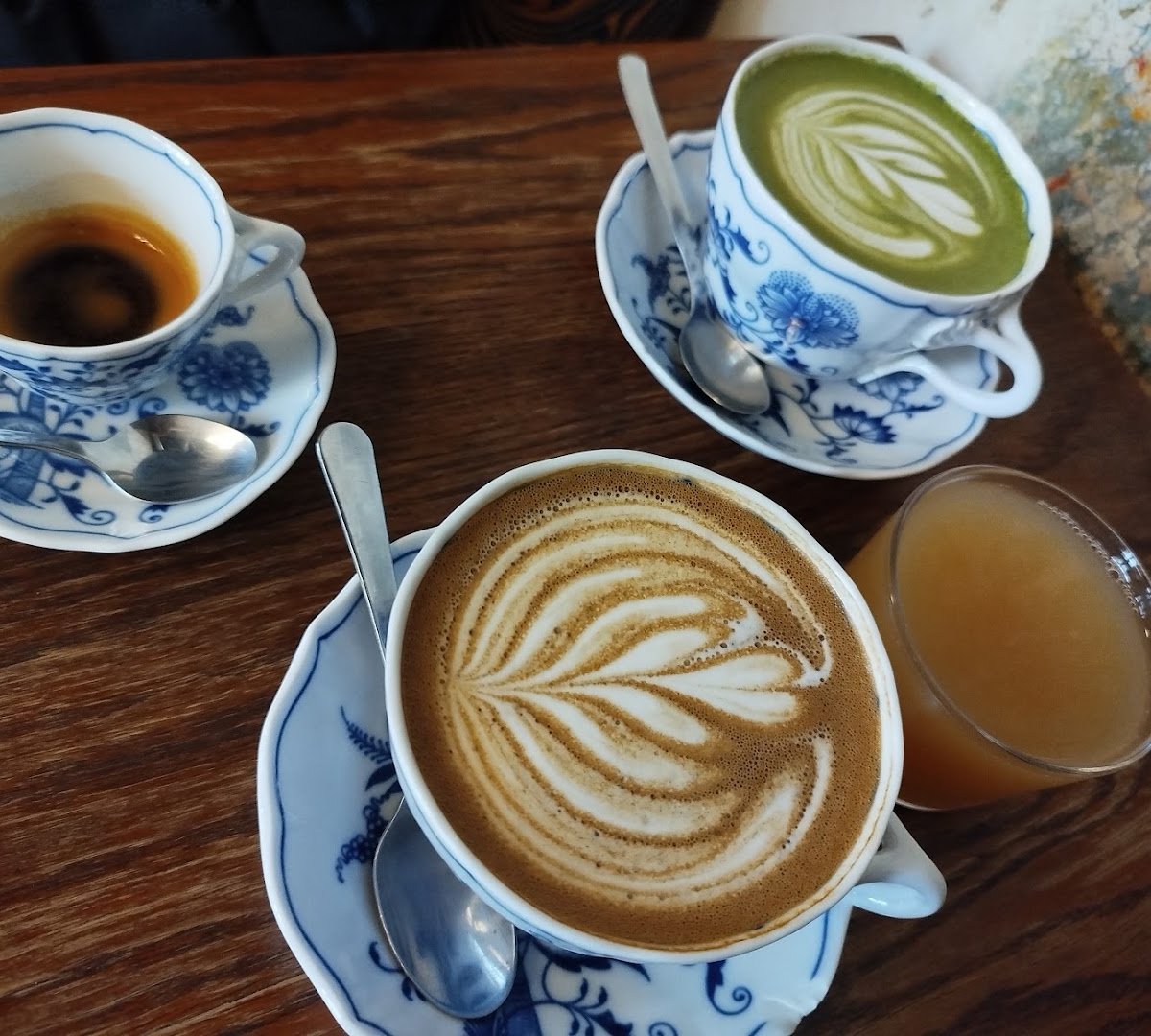 Coffee at Cafe Hrnek, specialty coffee shop in Prague