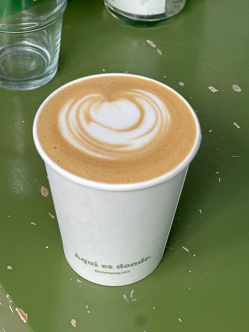 Coffee at Compay, specialty coffee shop in Mexico City