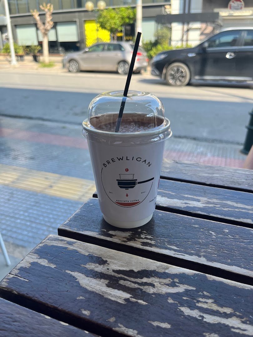 Coffee at BREWLIGAN Coffee Agios Dimitrios, specialty coffee shop in Athens