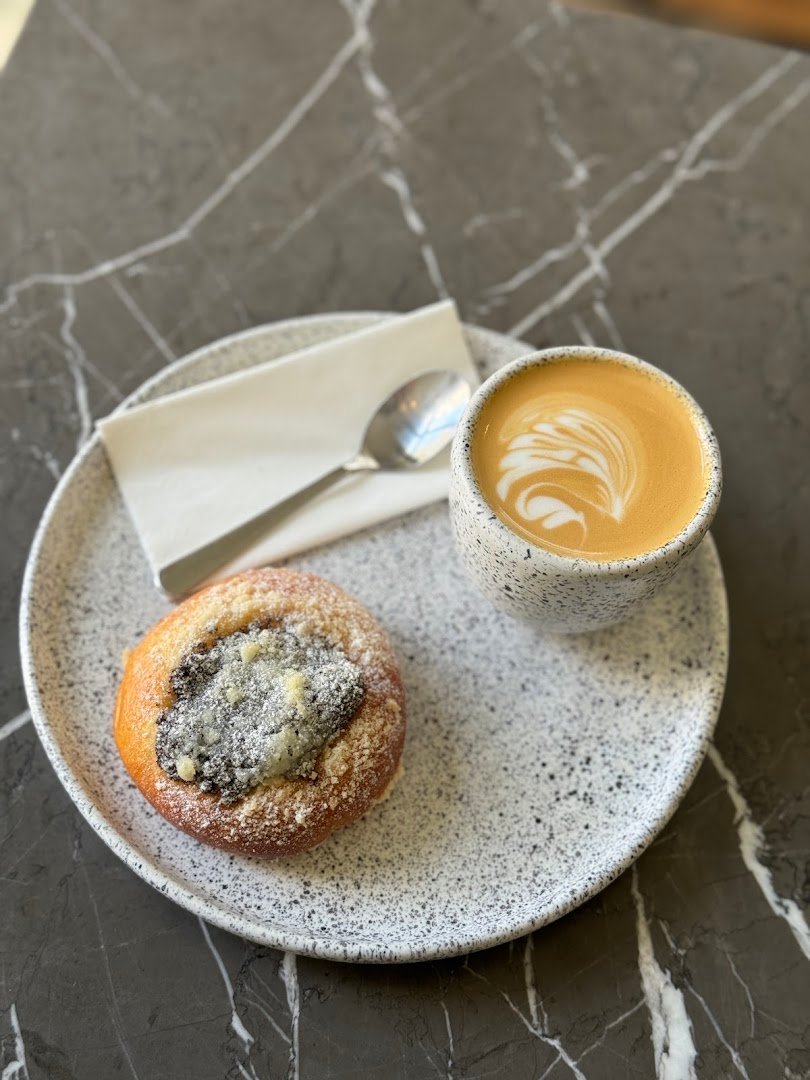 Coffee at Letec espresso bar, specialty coffee shop in Prague