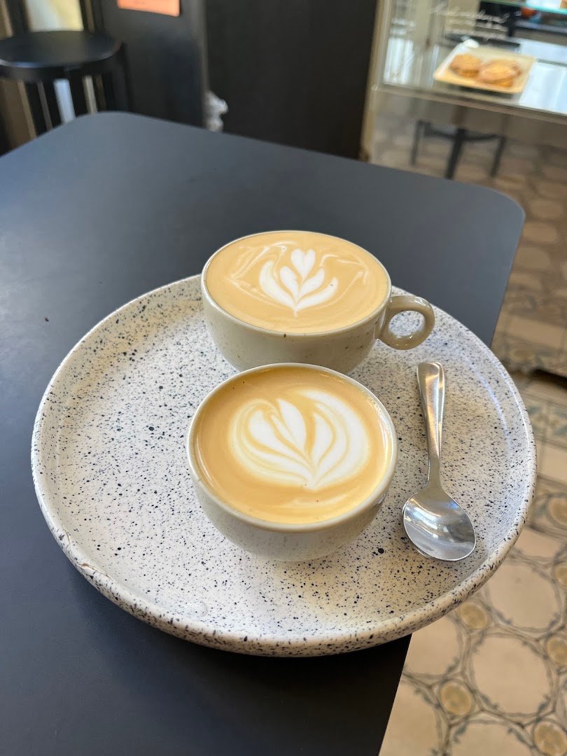 Coffee at Letec espresso bar, specialty coffee shop in Prague