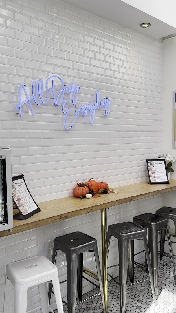 Interior of Daily Ritual Cafe, specialty coffee shop in Toronto