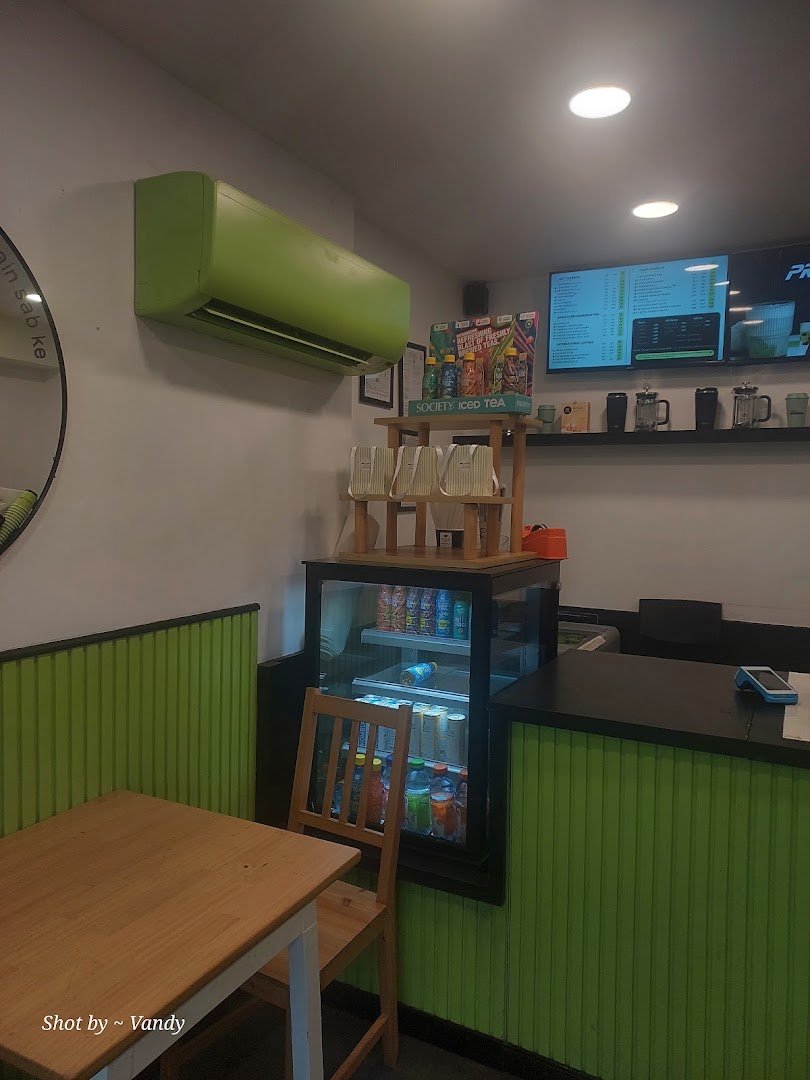 Interior of abcoffee Versova, specialty coffee shop in Mumbai