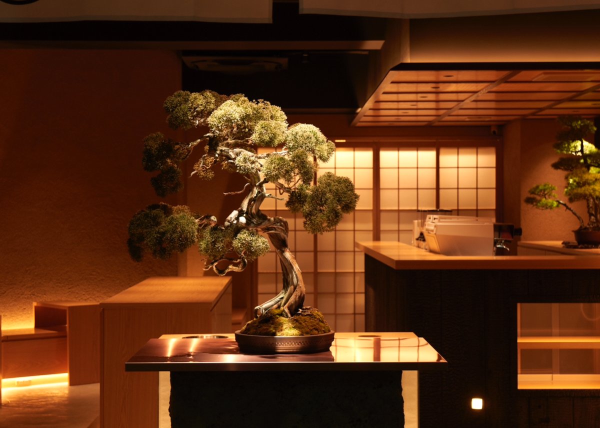 Interior of BONGEN COFFEE Tokyo Nihonbashi, specialty coffee shop in Tokyo