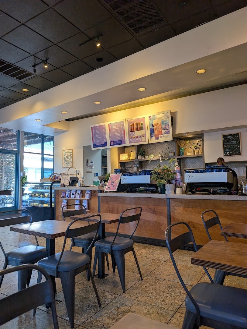 Interior of Sunrise Coffee, specialty coffee shop in Las Vegas