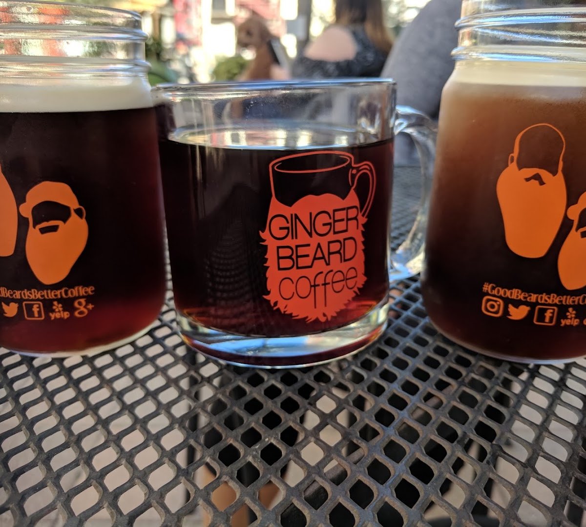 Coffee at Ginger Beard Coffee, specialty coffee shop in Tampa-St. Petersburg