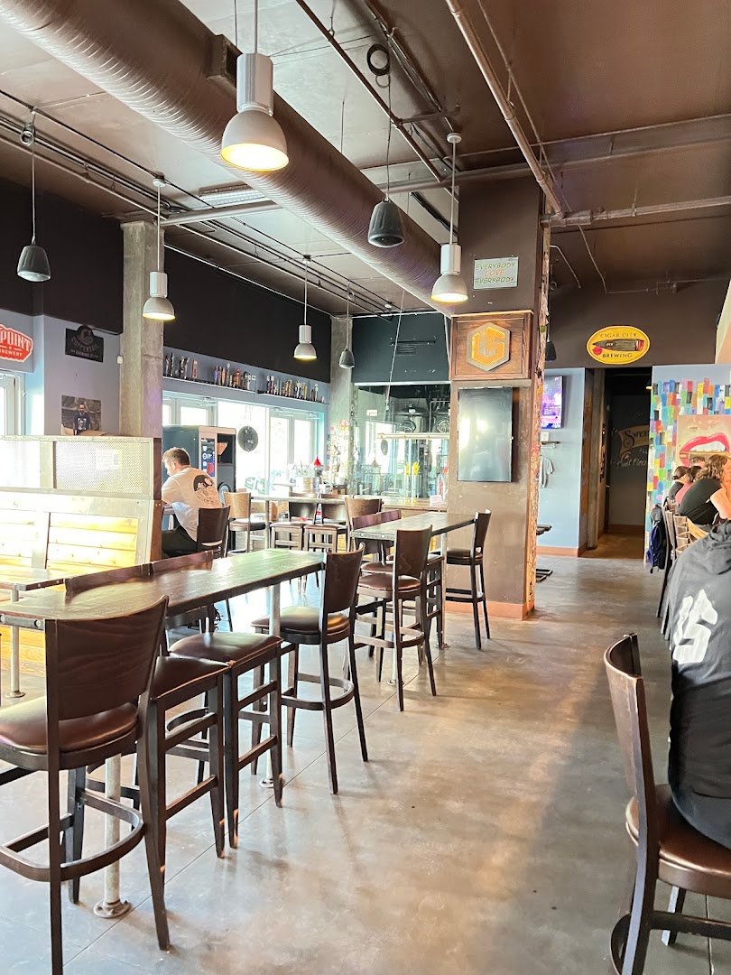 Interior of Ginger Beard Coffee, specialty coffee shop in Tampa-St. Petersburg