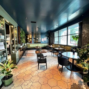 Interior of The Optimist Raleigh, specialty coffee shop in Raleigh-Durham