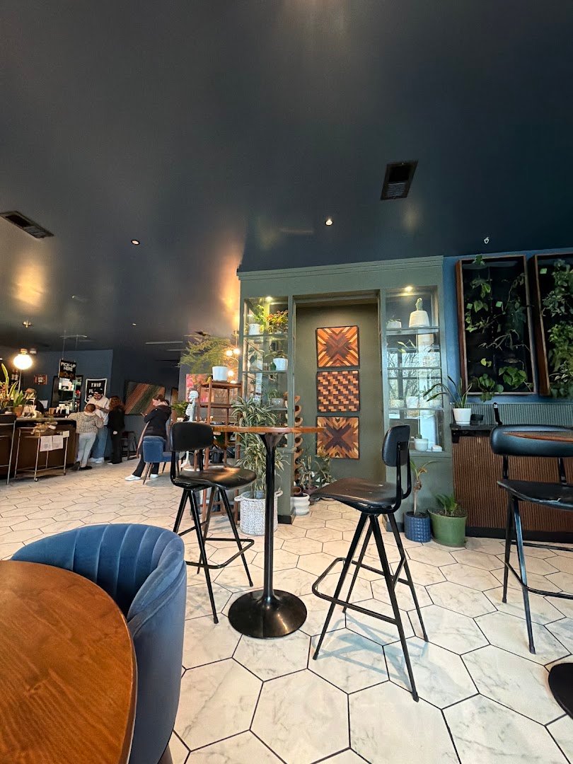 Interior of The Optimist Raleigh, specialty coffee shop in Raleigh-Durham