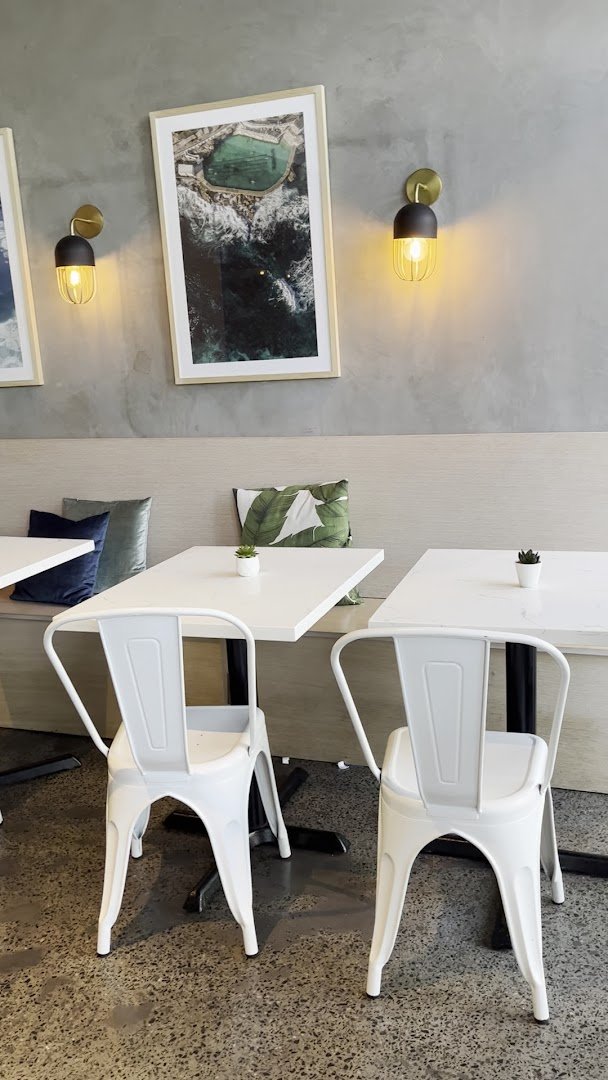 Interior of Bluestone Lane Jersey City Coffee Shop, specialty coffee shop in New York