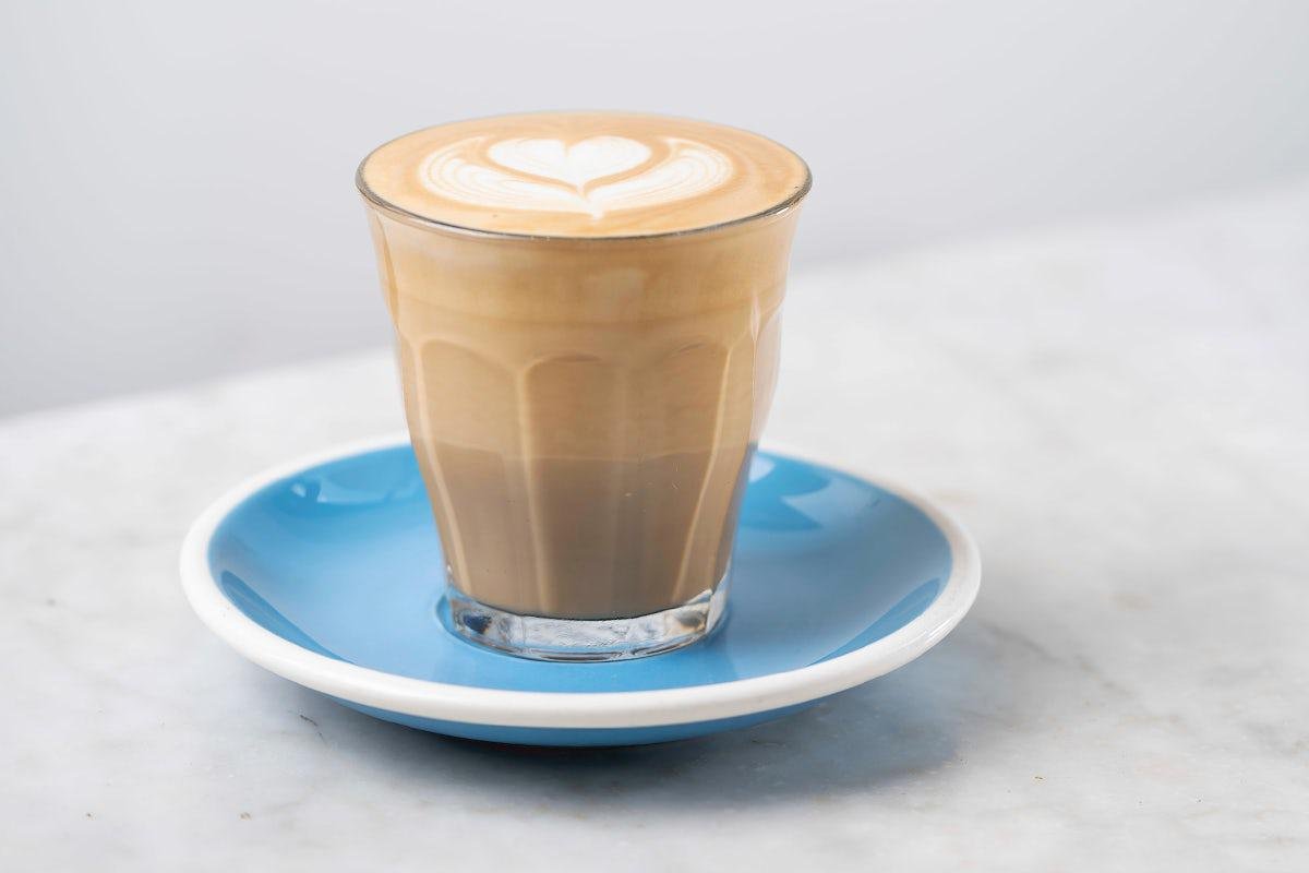 Coffee at Bluestone Lane Jersey City Coffee Shop, specialty coffee shop in New York