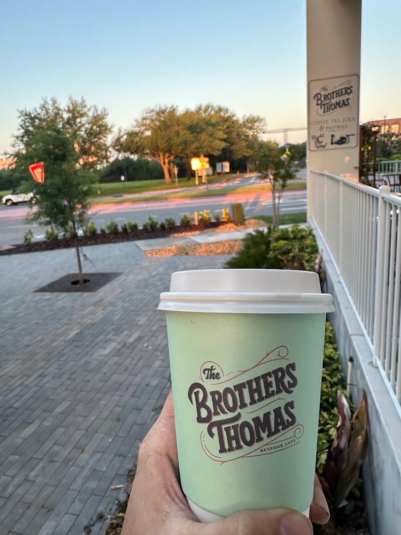Storefront of The Brothers Thomas Bespoke Cafe, specialty coffee shop in Tampa-St. Petersburg