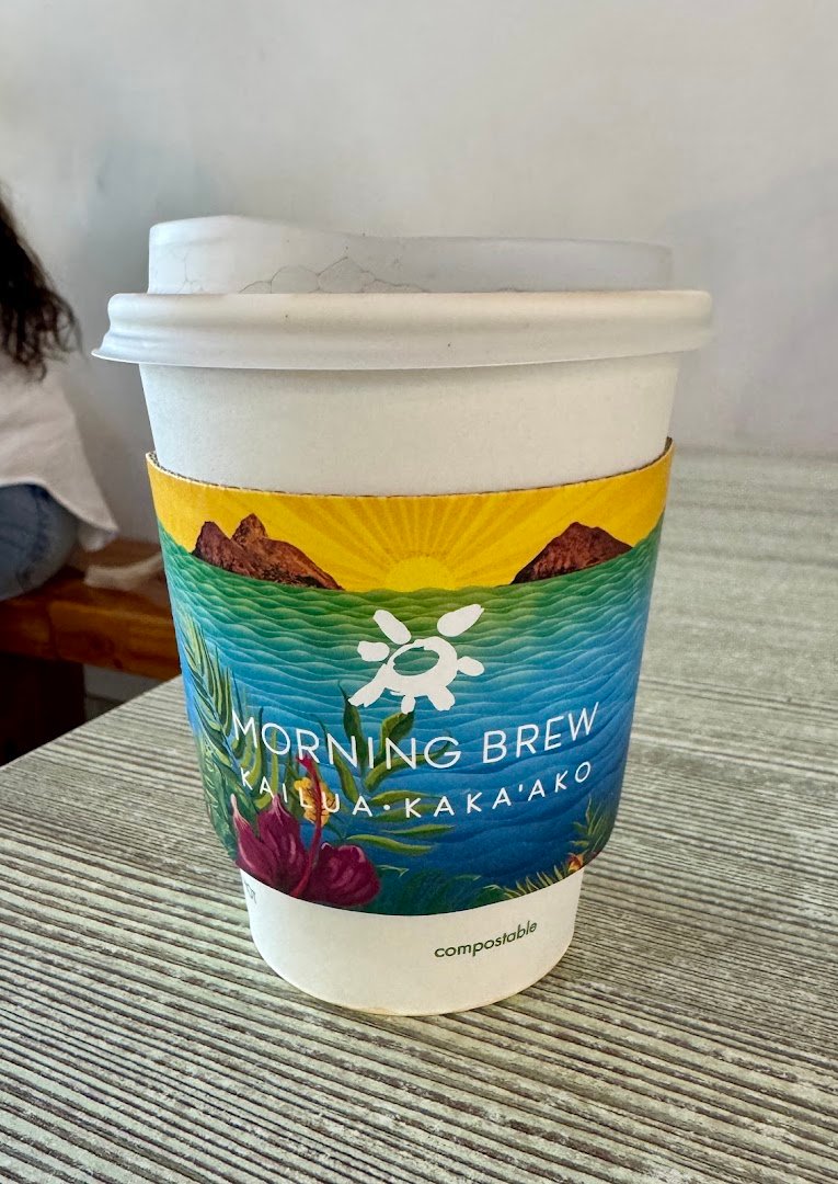 Coffee at Morning Brew, specialty coffee shop in Honolulu