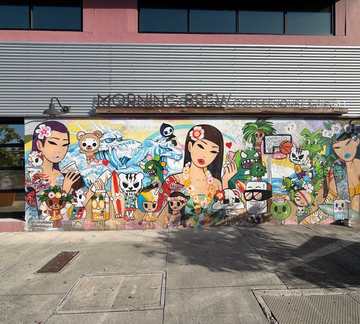 Storefront of Morning Brew, specialty coffee shop in Honolulu