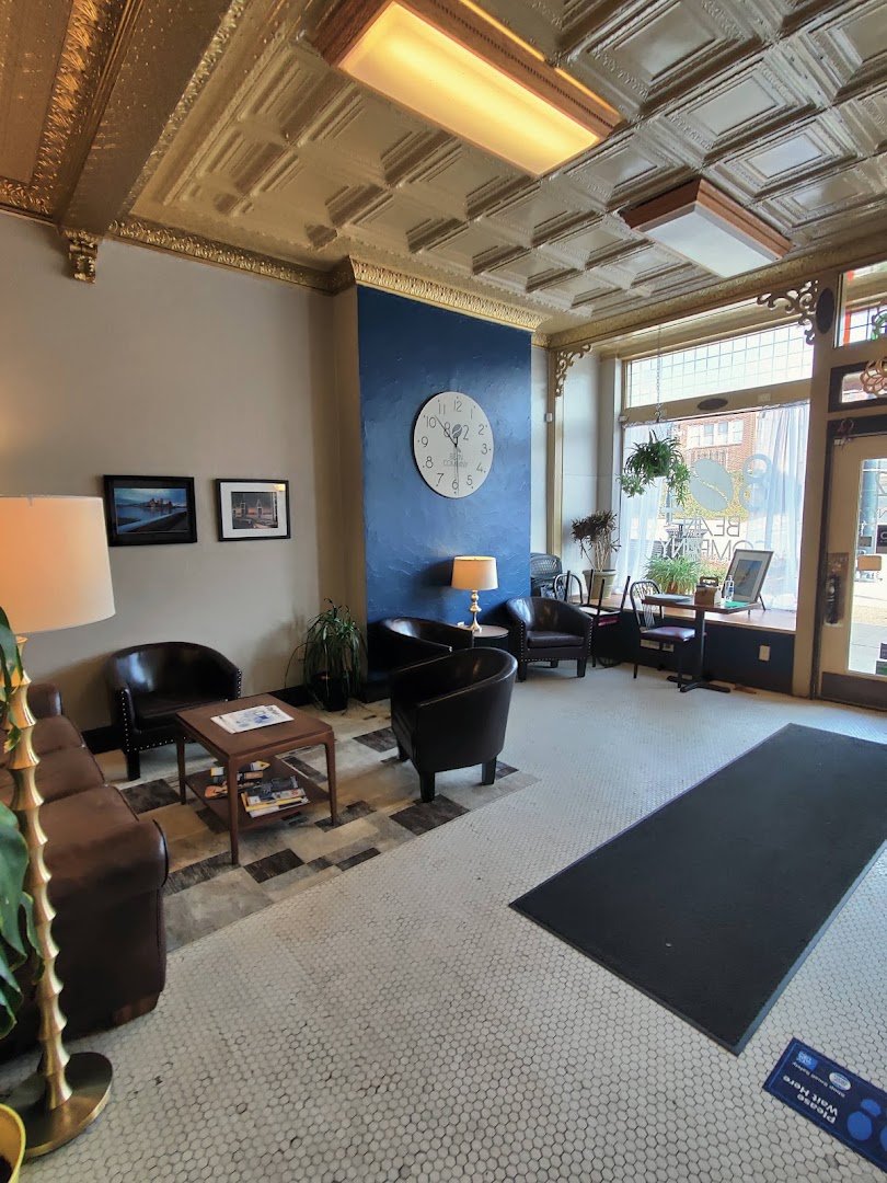 Interior of 802 Bean Company, specialty coffee shop in Pittsburgh