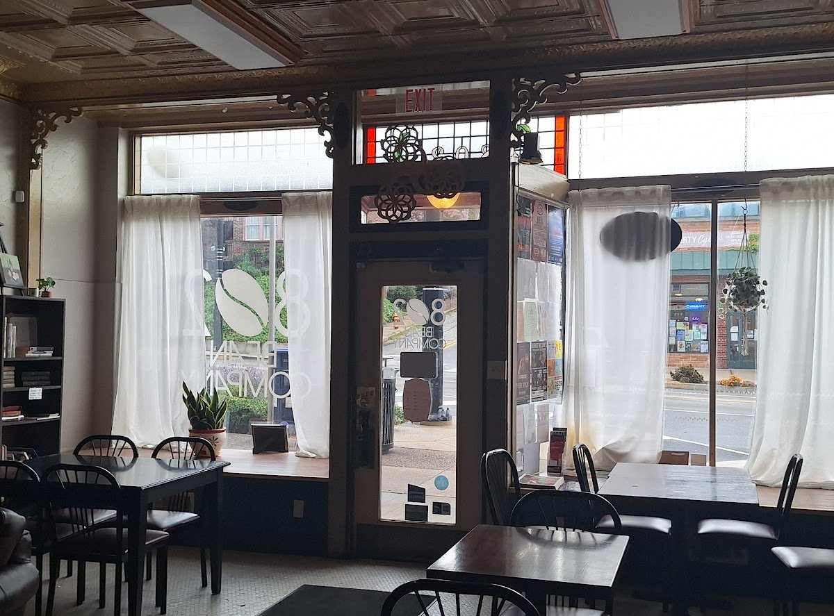 Interior of 802 Bean Company, specialty coffee shop in Pittsburgh