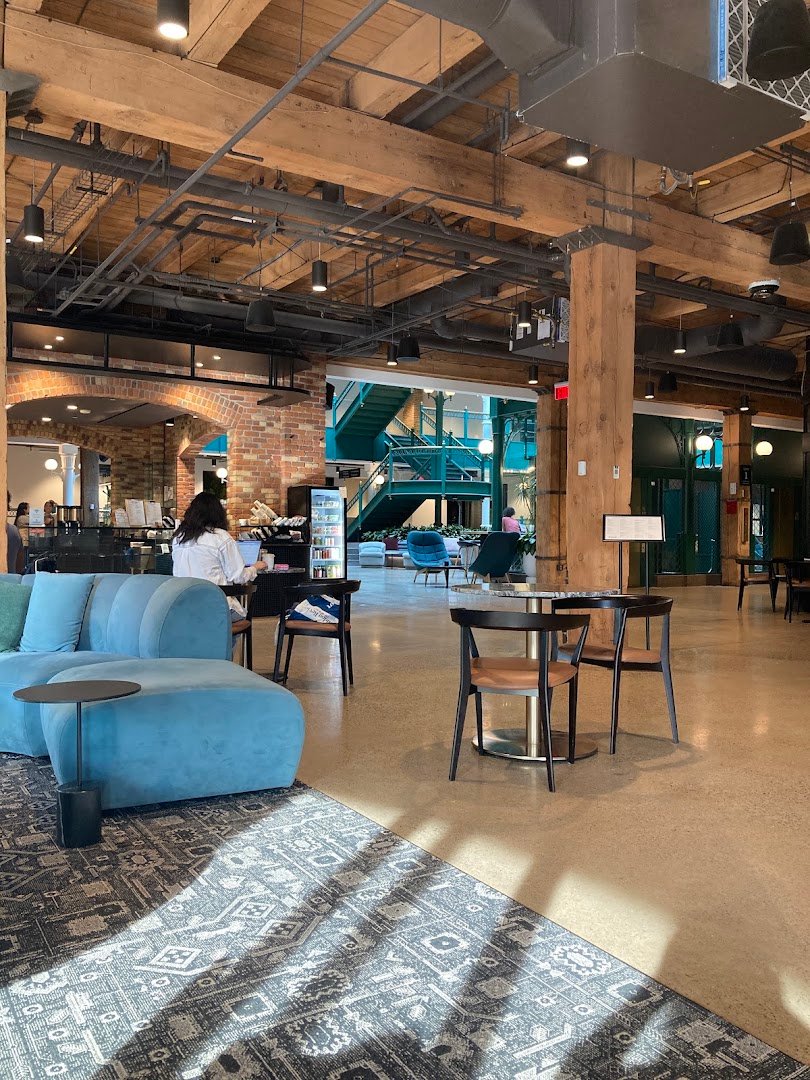 Interior of FRGMNT Coffee - St. Anthony Main, specialty coffee shop in Minneapolis