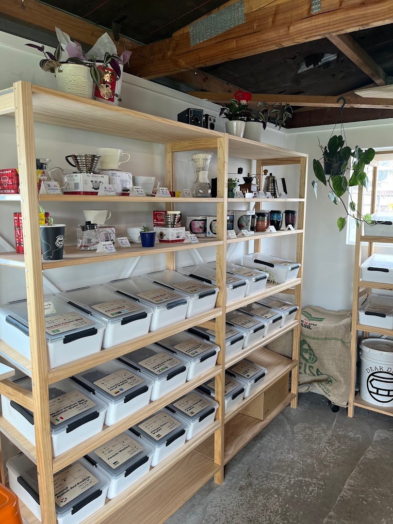 Interior of Dear Deer Coffee Roasting Bar, specialty coffee shop in Auckland
