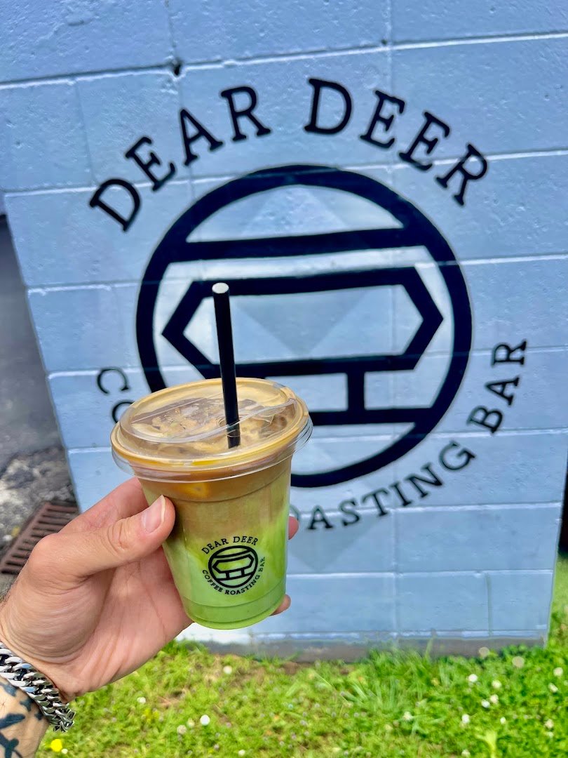 Coffee at Dear Deer Coffee Roasting Bar, specialty coffee shop in Auckland